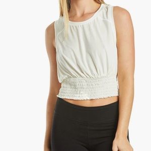 Free People Movement Say My Name Smock Top in White